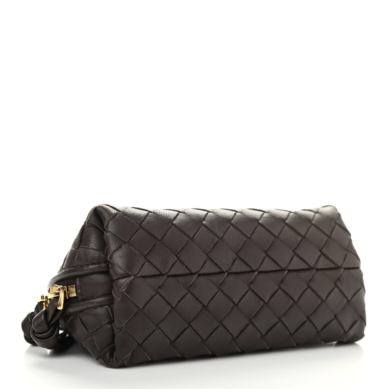 Bottega Veneta Nappa Intrecciato Cosmetic Case Ebano 4 of 11