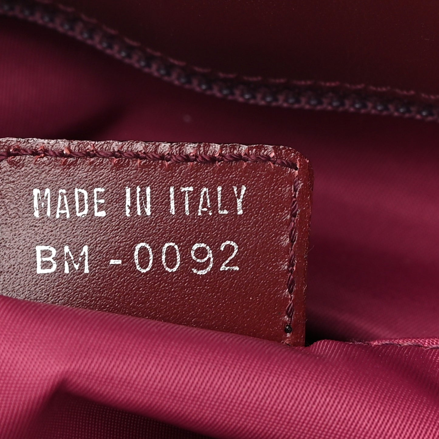 Calfskin Monogram Jeans Pocket Tote Red