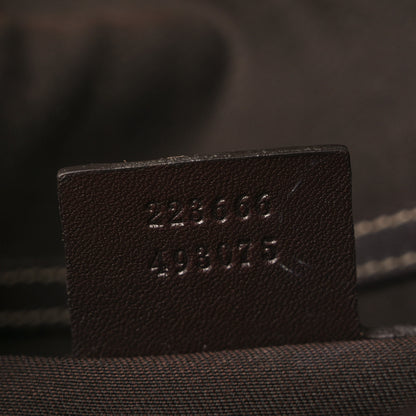 Gucci GG Plus Monogram Small Flap Messenger Bag Beige Dark Brown 7 of 9