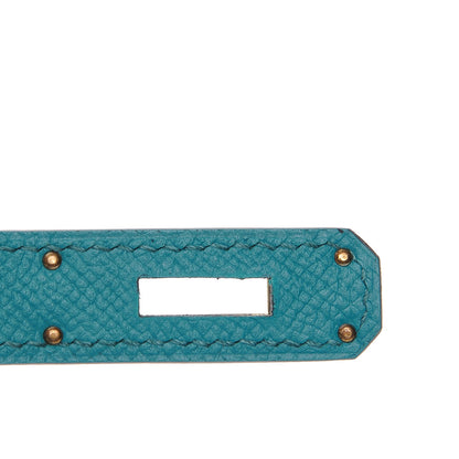 Hermes Epsom Kelly Sellier 28 Bleu Paon 14 of 28