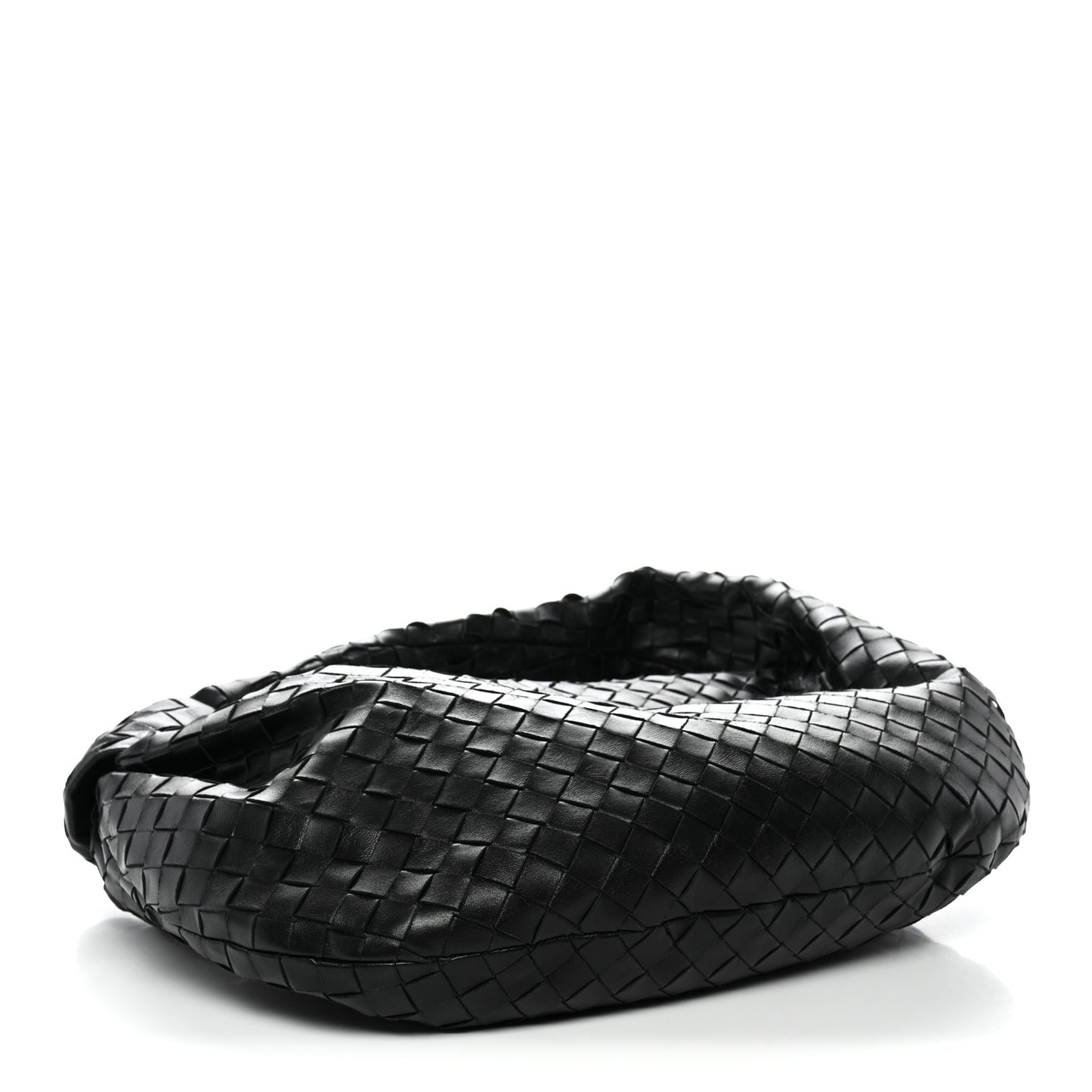 Nappa Intrecciato Small Jodie Hobo Black