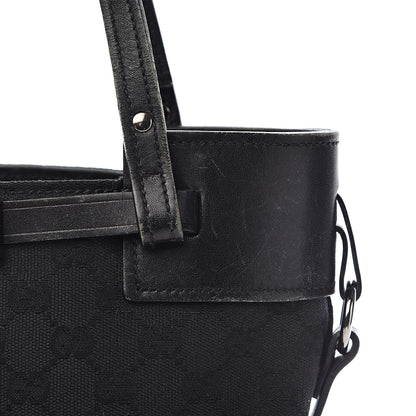 Gucci Monogram Small Bucket Tote Black 11 of 23