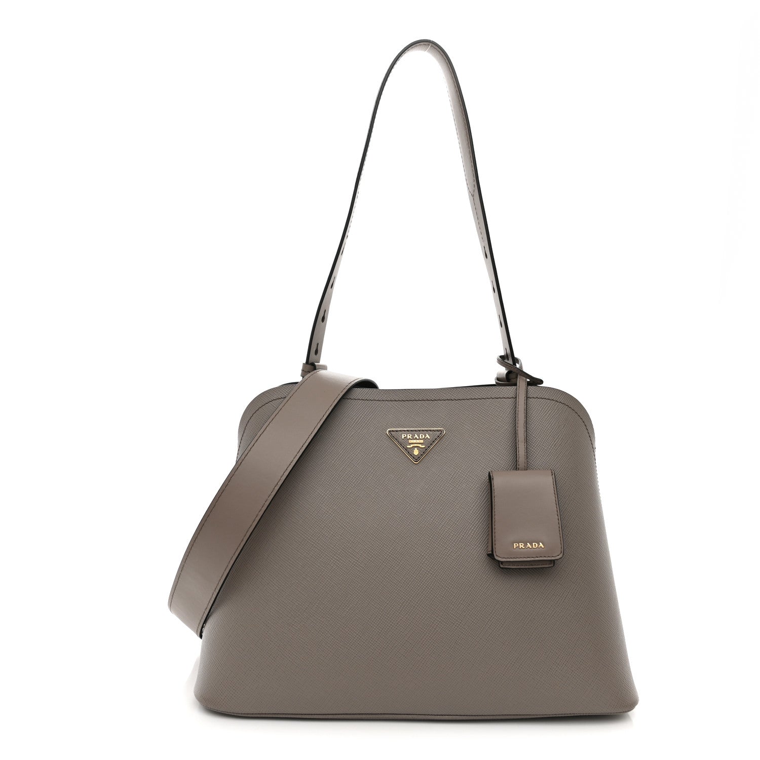 Prada Saffiano Cuir Medium Matinee Tote Pomice 1 of 9