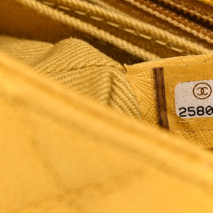 Chanel Caviar Quilted Mini Coco Handle Flap Yellow 11 of 22
