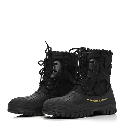 Christian Dior Rubber Nylon D-Venture Boots 39 Black 3 of 7