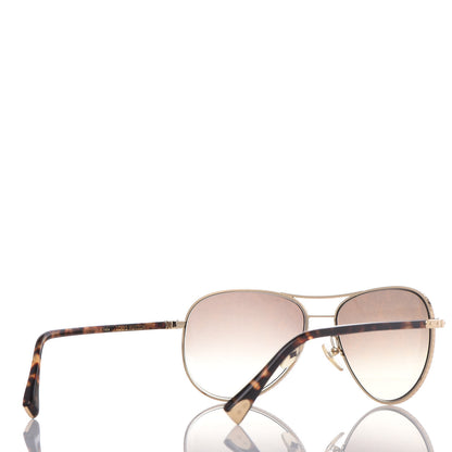 Louis Vuitton Conspiration Pilote Sunglasses Z0164U Gold 4 of 7