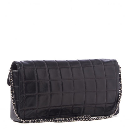 Chanel Lambskin East West Chocolate Bar Flap Black 2 of 9