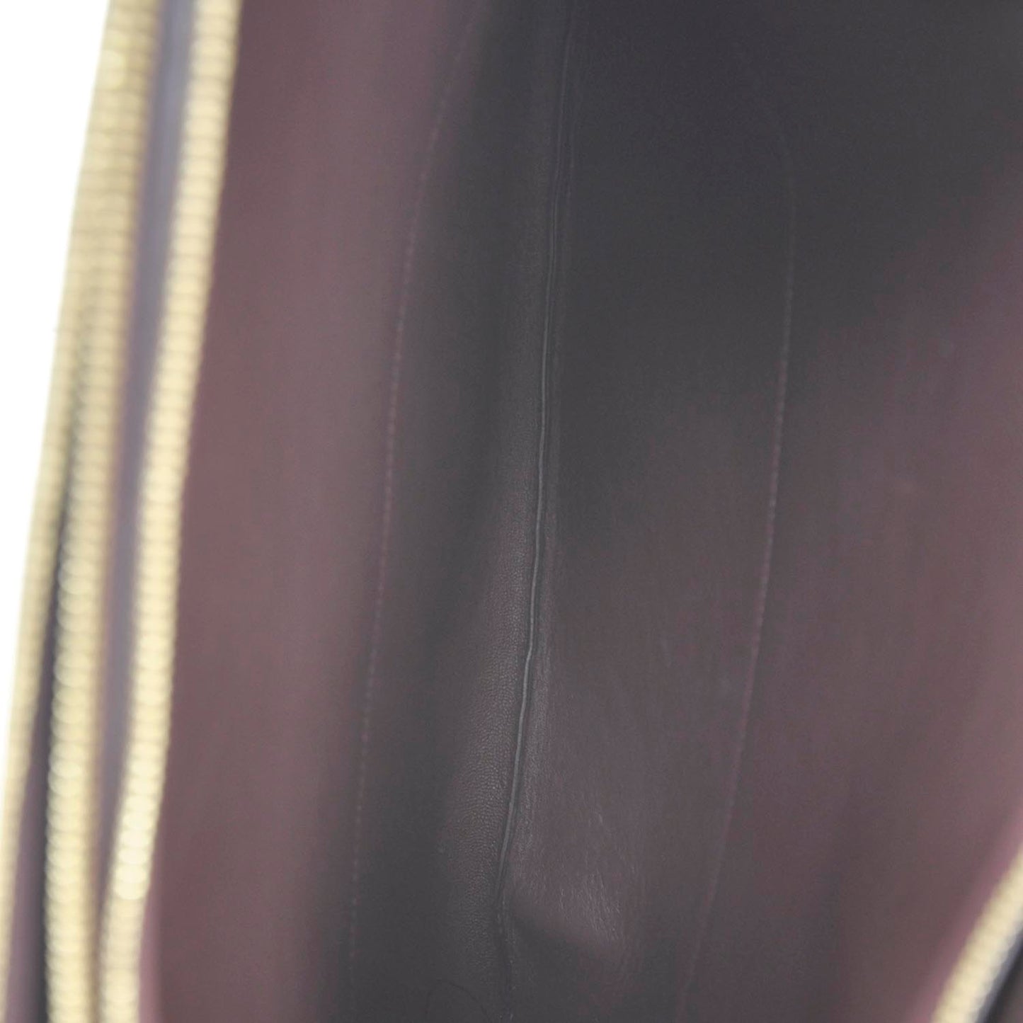 Lambskin Soft Trio Zipped Bag Bordeaux