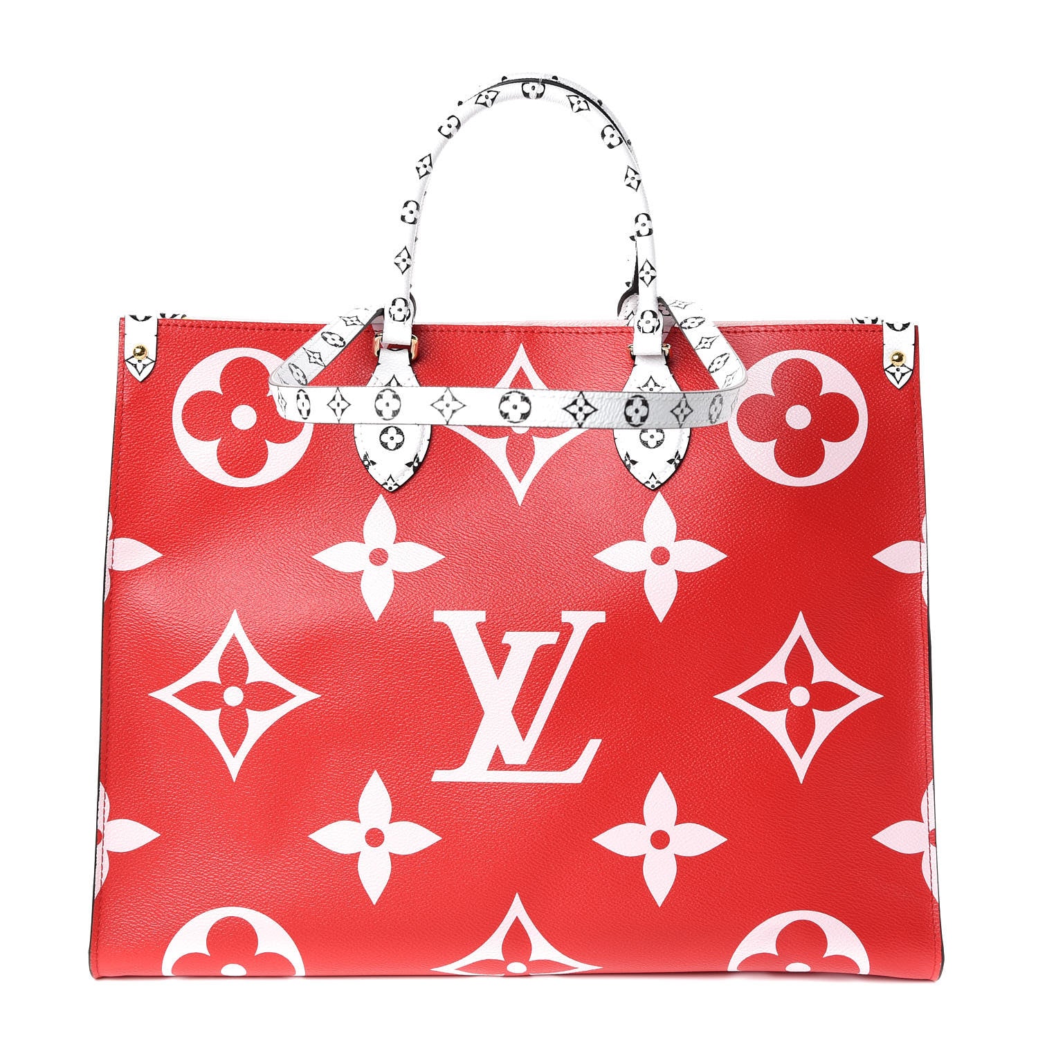 Louis Vuitton Monogram Giant Onthego GM Rouge Rose 1 of 8