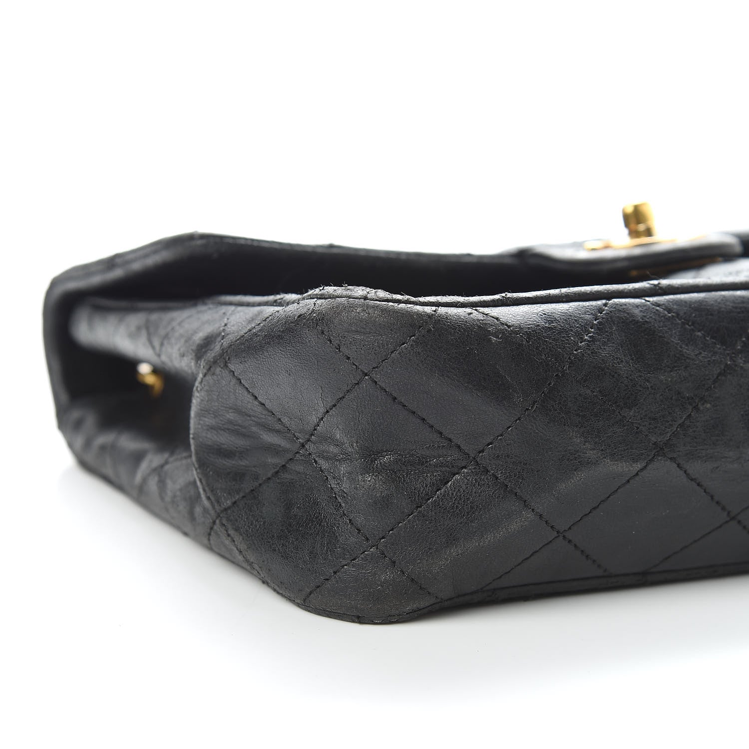 Chanel Lambskin Quilted Mini Square Flap Black 10 of 14