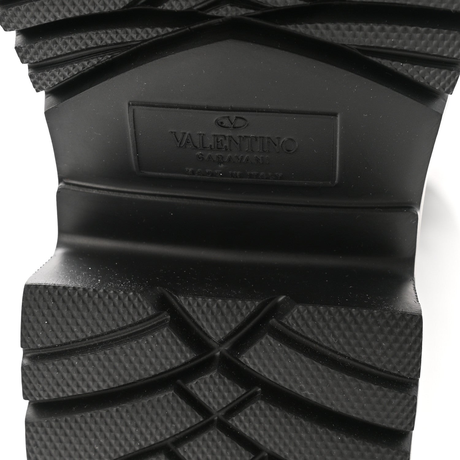 Valentino Garavani Rubber Atelier 03 Rose Edition 30/50mm Tall Rainboots 39 Black 6 of 8