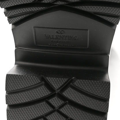 Valentino Garavani Rubber Atelier 03 Rose Edition 30/50mm Tall Rainboots 39 Black 6 of 8