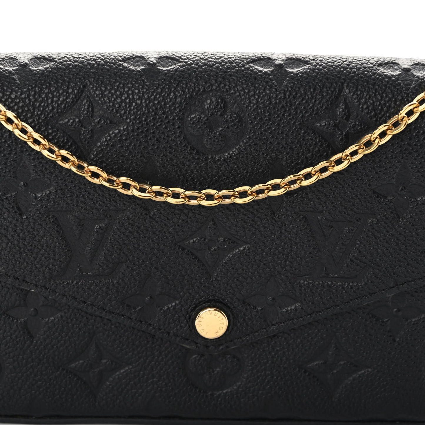 Empreinte Pochette Felicie Chain Wallet Black