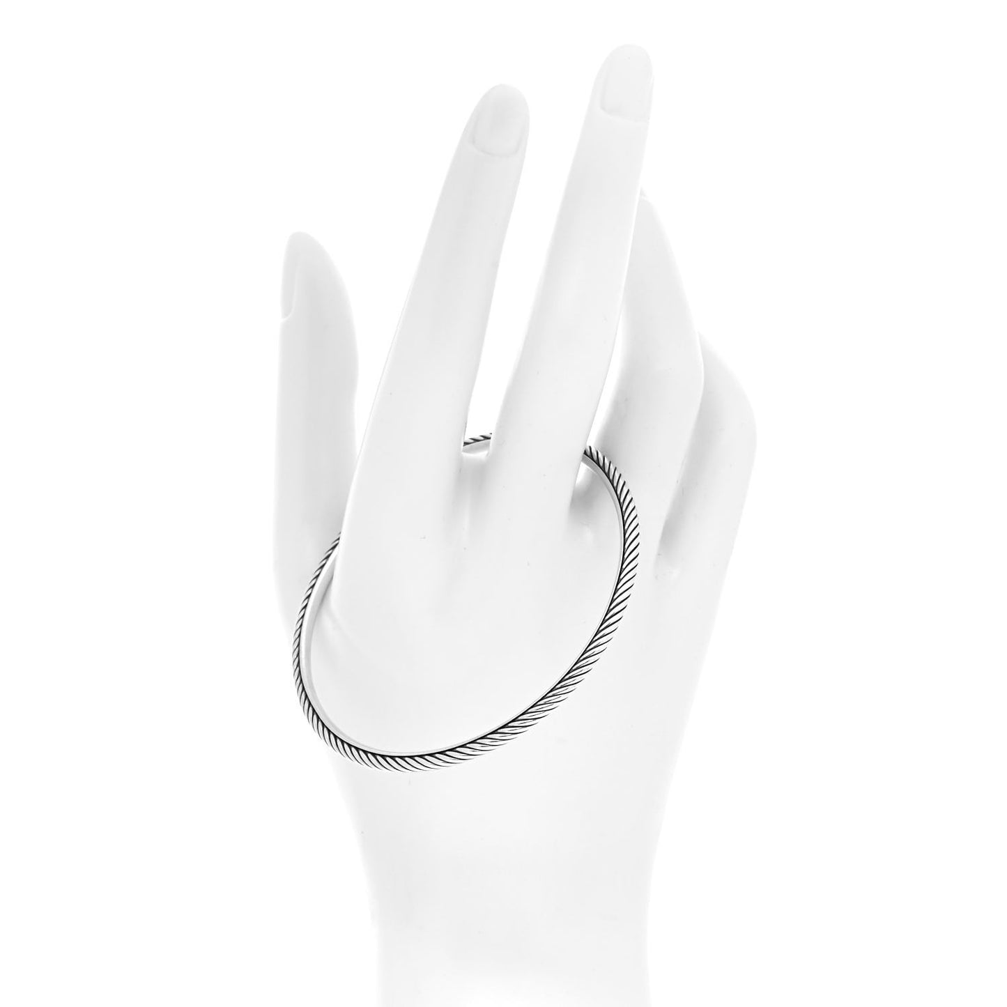 Sterling Silver 2.5mm Cable Classics Bangle Bracelet