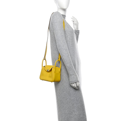 Hermes Swift Mini Lindy 20 Jaune De Naples 2 of 11