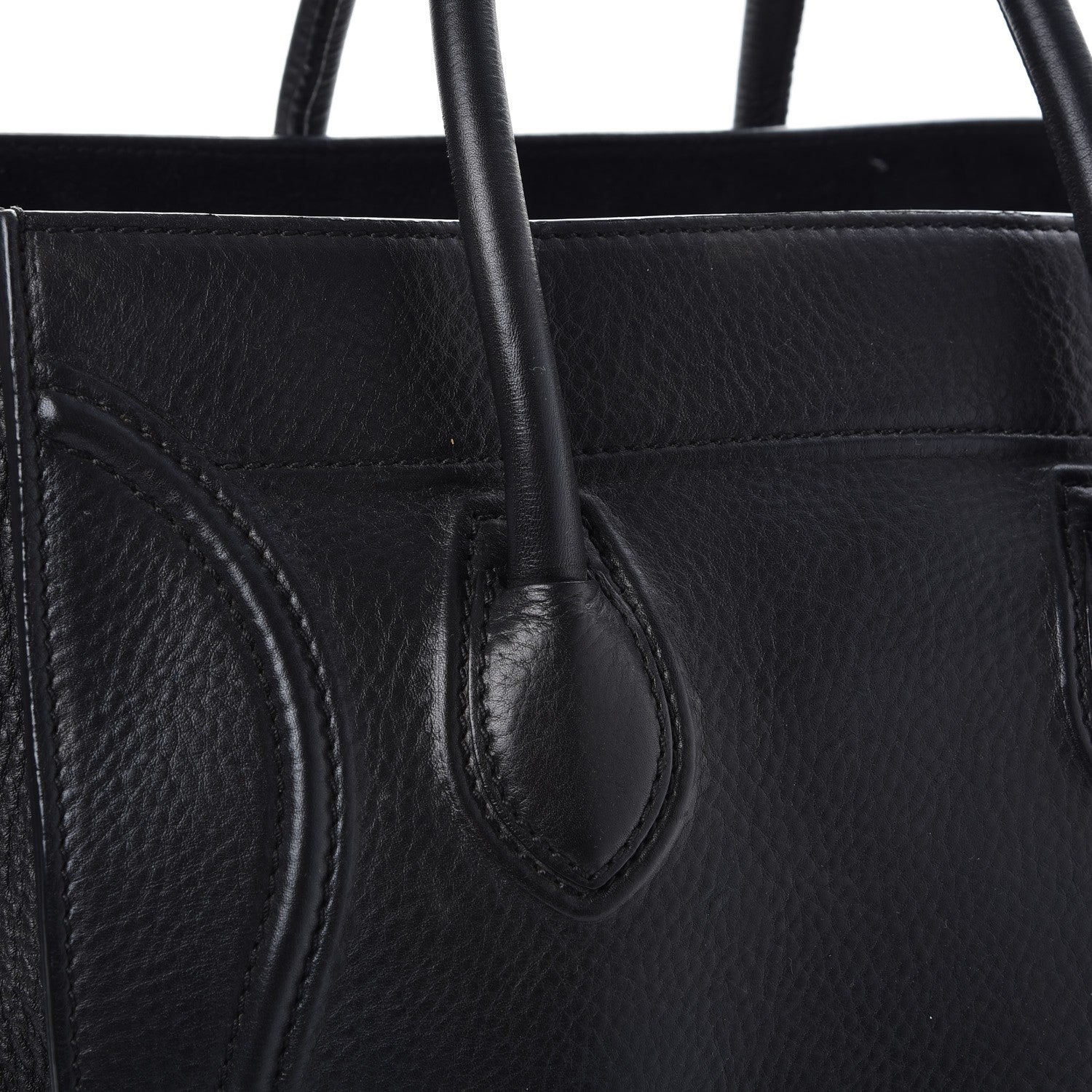 Celine Supple Calfskin Medium Phantom Luggage Black 11 of 20