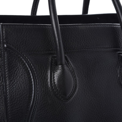 Celine Supple Calfskin Medium Phantom Luggage Black 11 of 20