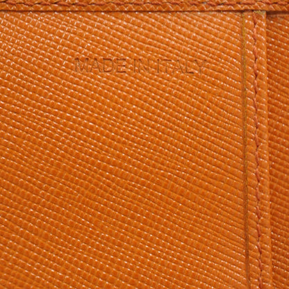 Prada Saffiano Card Holder Wallet Orange 8 of 9