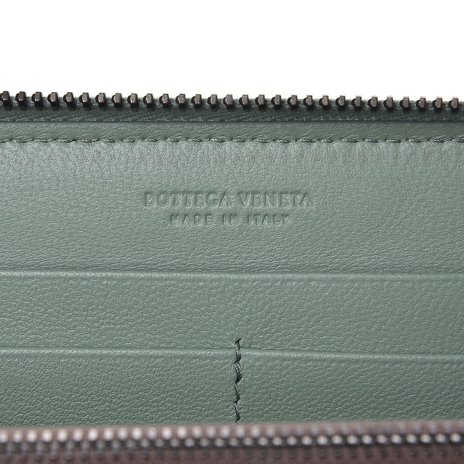 Bottega Veneta Nappa Intrecciato Zip Around Wallet New Sage 6 of 10