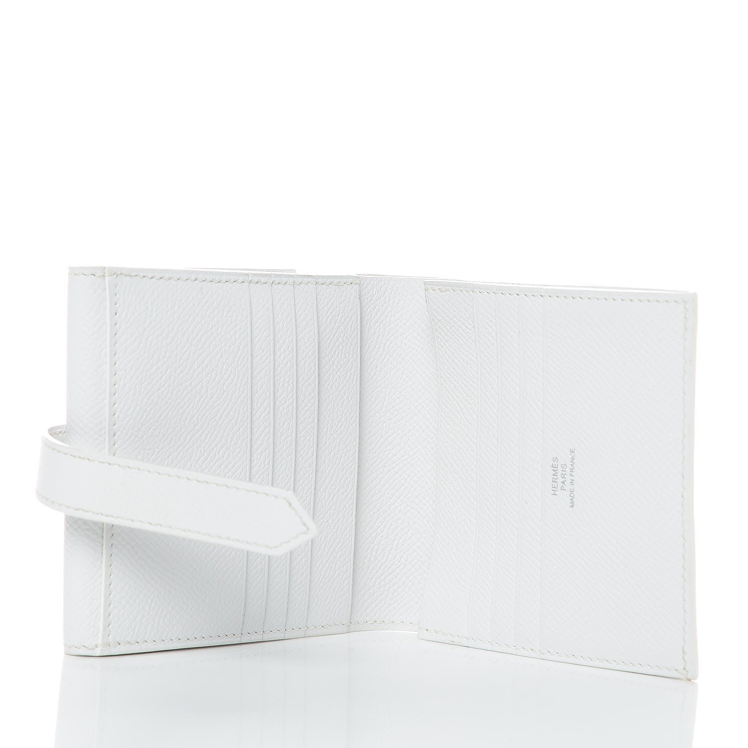 Hermes Epsom Bearn Recto Verso Wallet Blanc 5 of 9