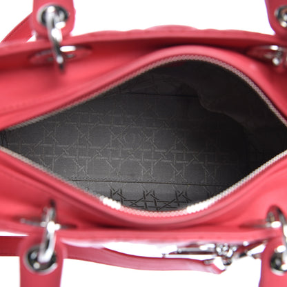 Christian Dior Lambskin Cannage Medium Lady Dior Pink 5 of 17