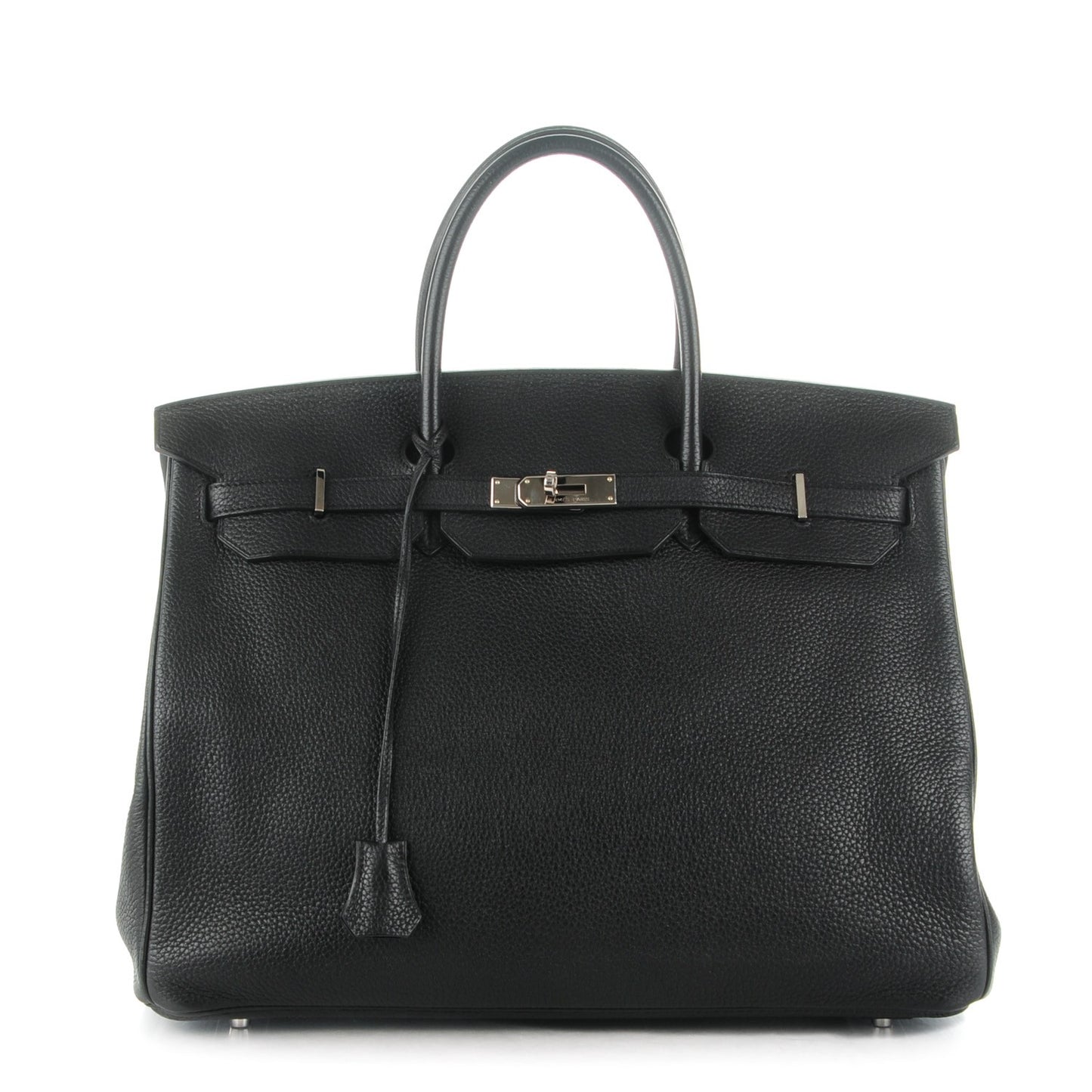 Taurillon Clemence Birkin 40 Black