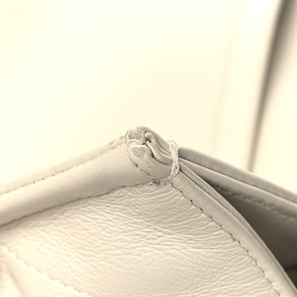 Chanel Calfskin CC Zipped Shopping Tote White 13 of 14