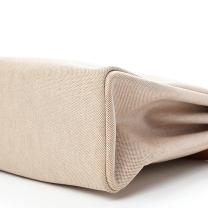 Hermes Toile Vache Calfskin Herbag 39 MM Natural 8 of 12