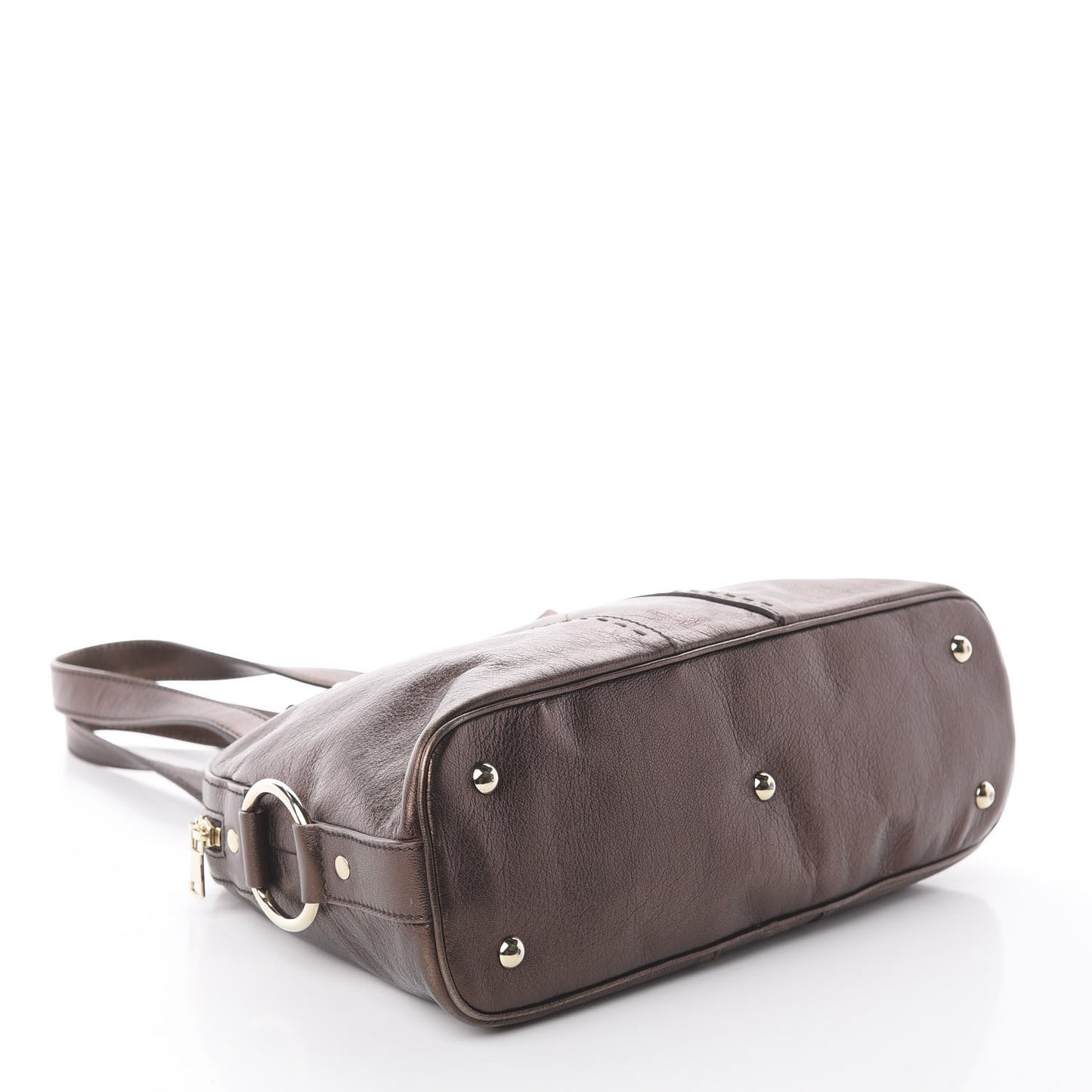 Metallic Calfskin Medium Muse Copper