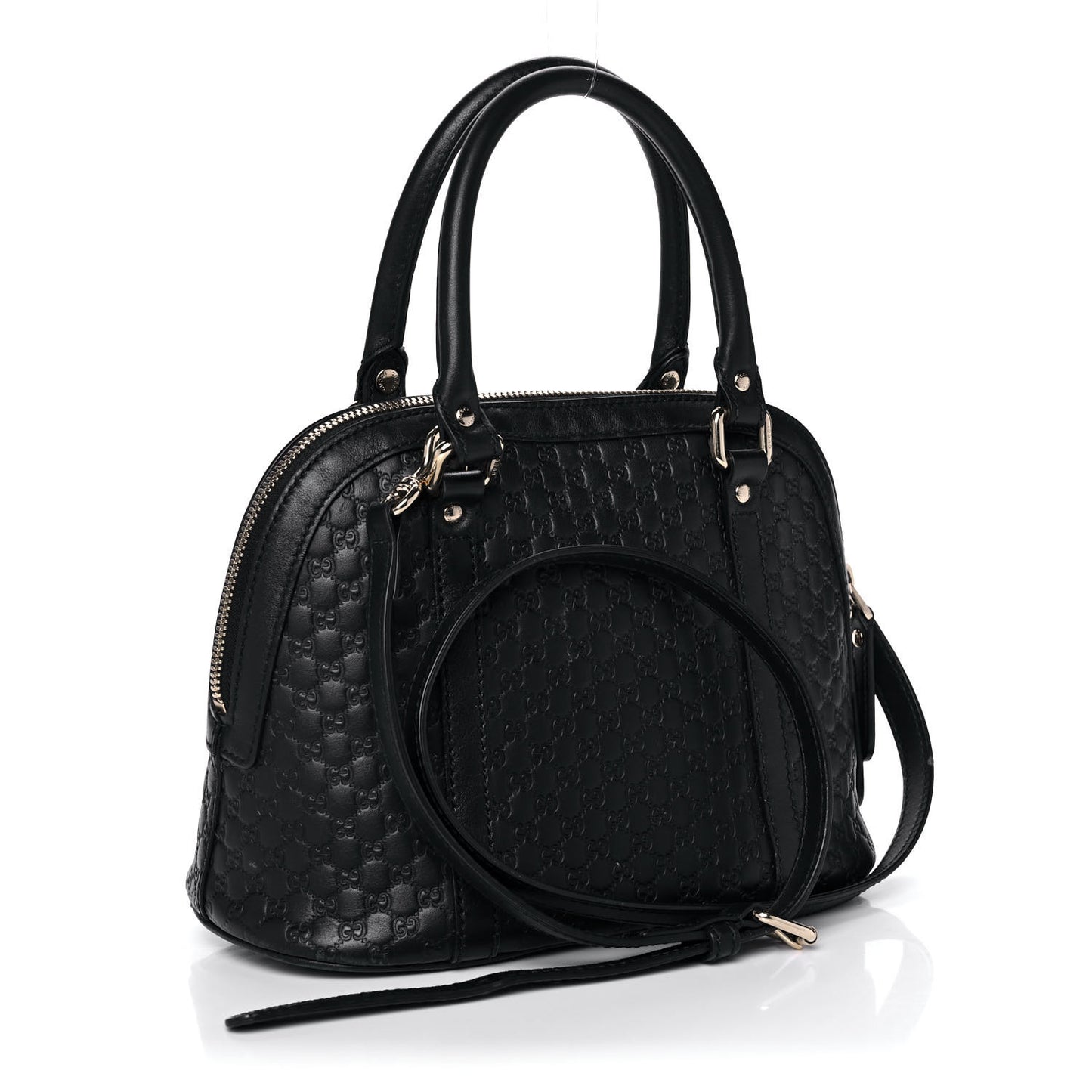Microguccissima Mini Dome Bag Black
