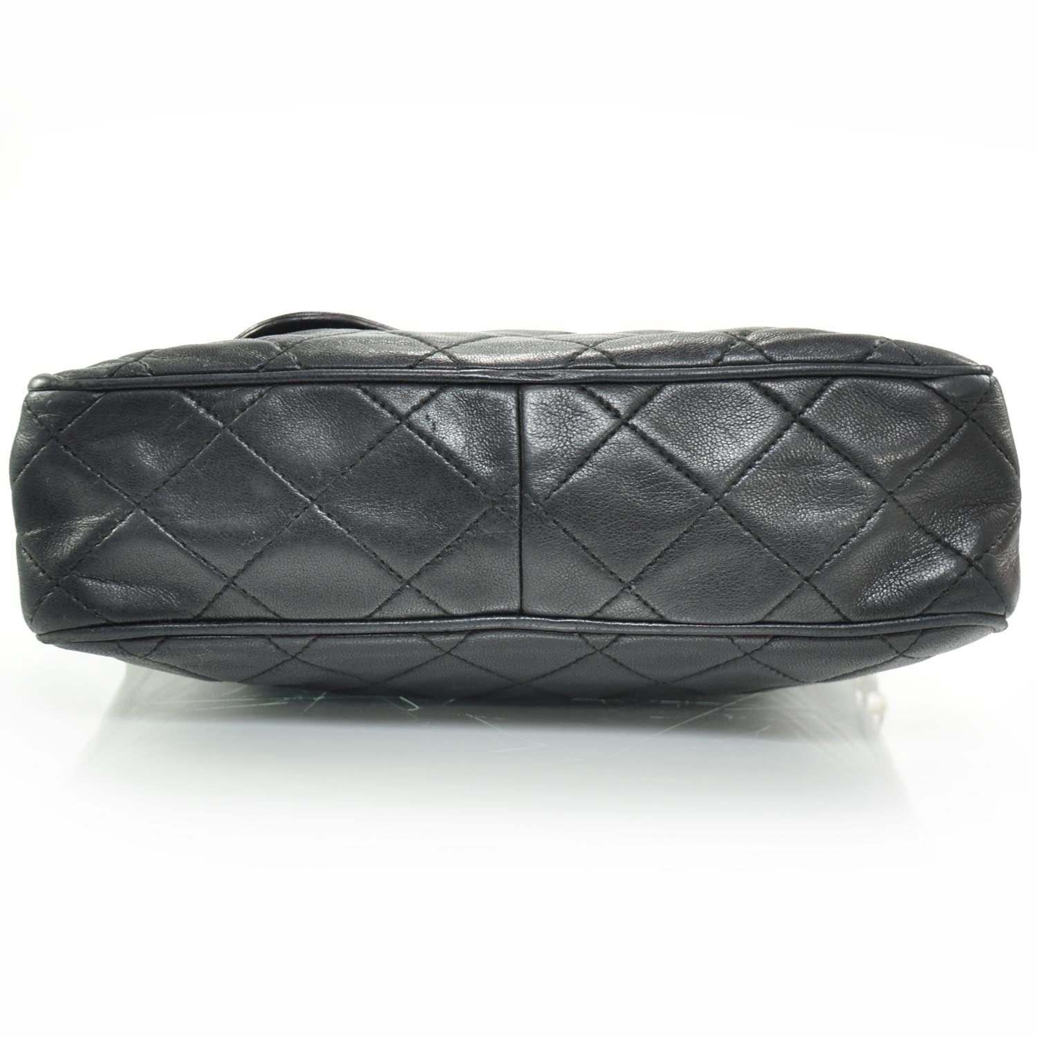 Chanel Lambskin Quilted Tassel Camera Case Black 5 of 9