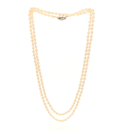 Chanel Pearl Long Necklace Gold 3 of 4