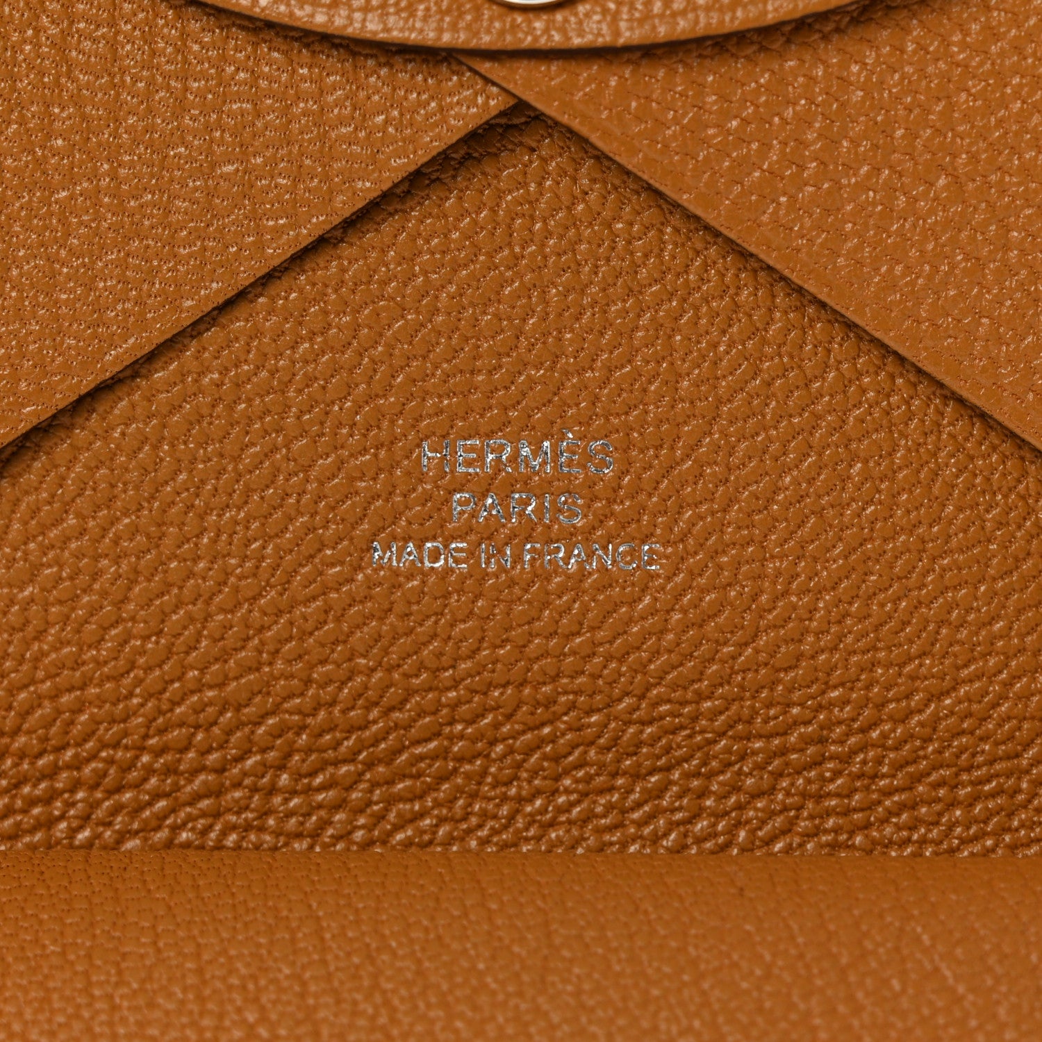 Hermes Chevre Mysore Calvi Duo Card Case Caramel 6 of 8