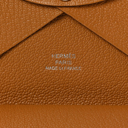 Hermes Chevre Mysore Calvi Duo Card Case Caramel 6 of 8