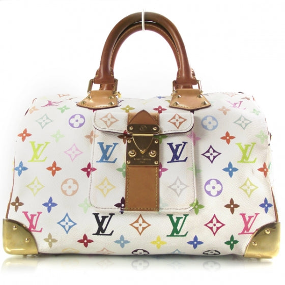 Louis Vuitton Monogram Multicolor Speedy 30 White 1 of 10