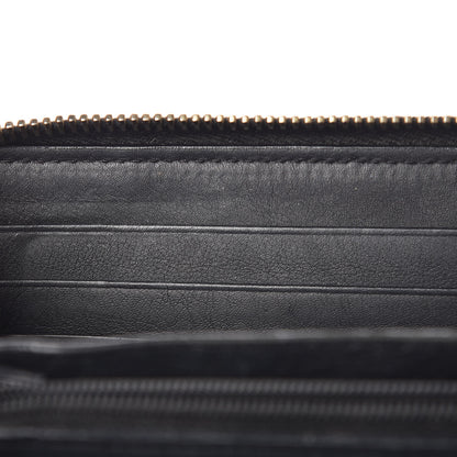Saint Laurent Calfskin Classic Y Ligne Zip Around Wallet Black 8 of 12