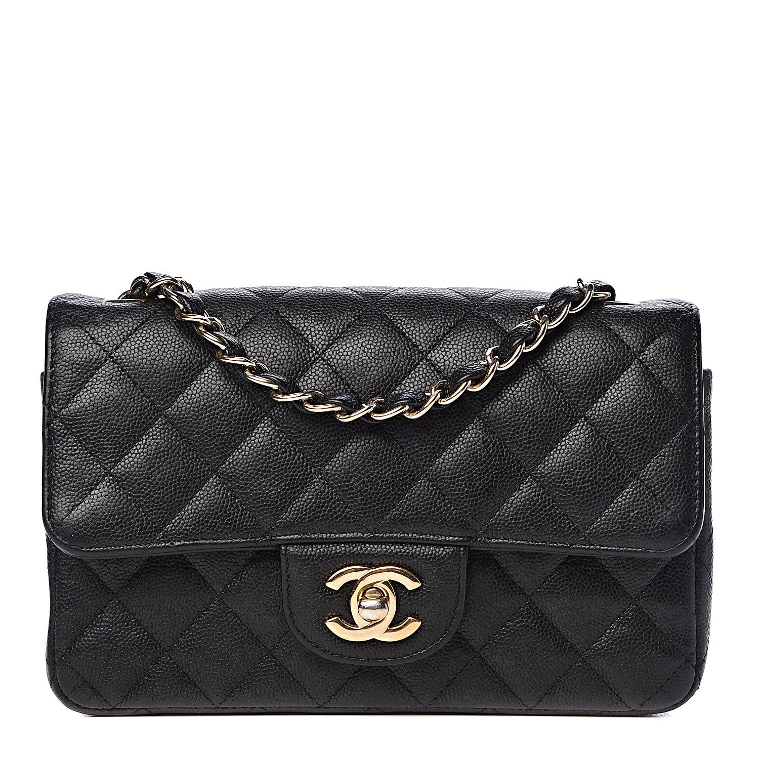 Chanel Caviar Quilted Mini Rectangular Flap Black 1 of 13