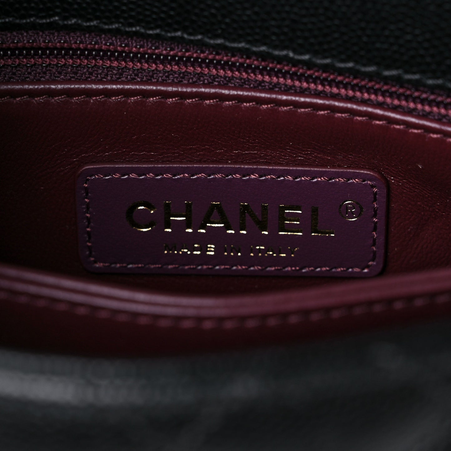 Caviar Quilted Extra Mini Coco Handle Flap Black