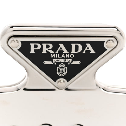 Prada Metal Hair Clip Silver 3 of 4