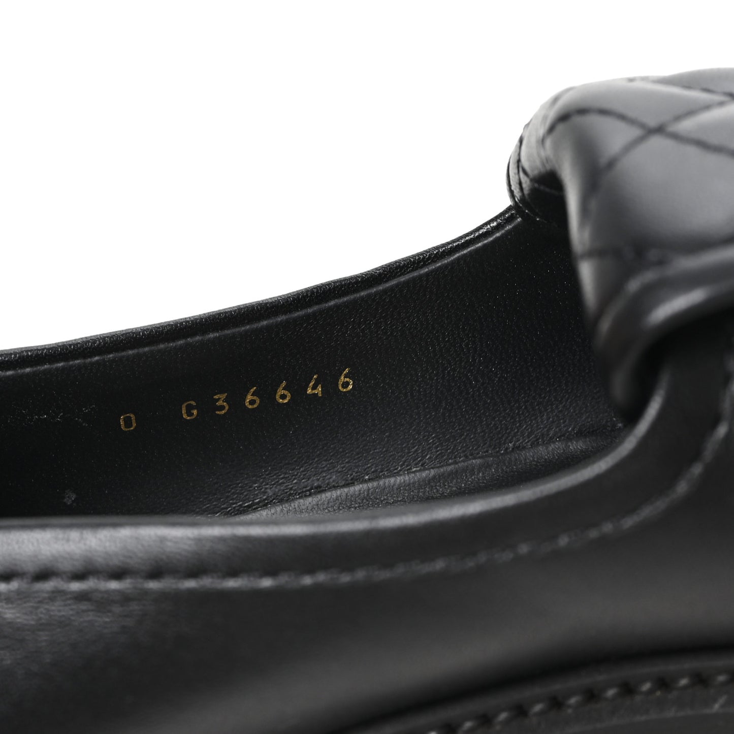 Lambskin Quilted CC Turnlock Loafers 36 Black