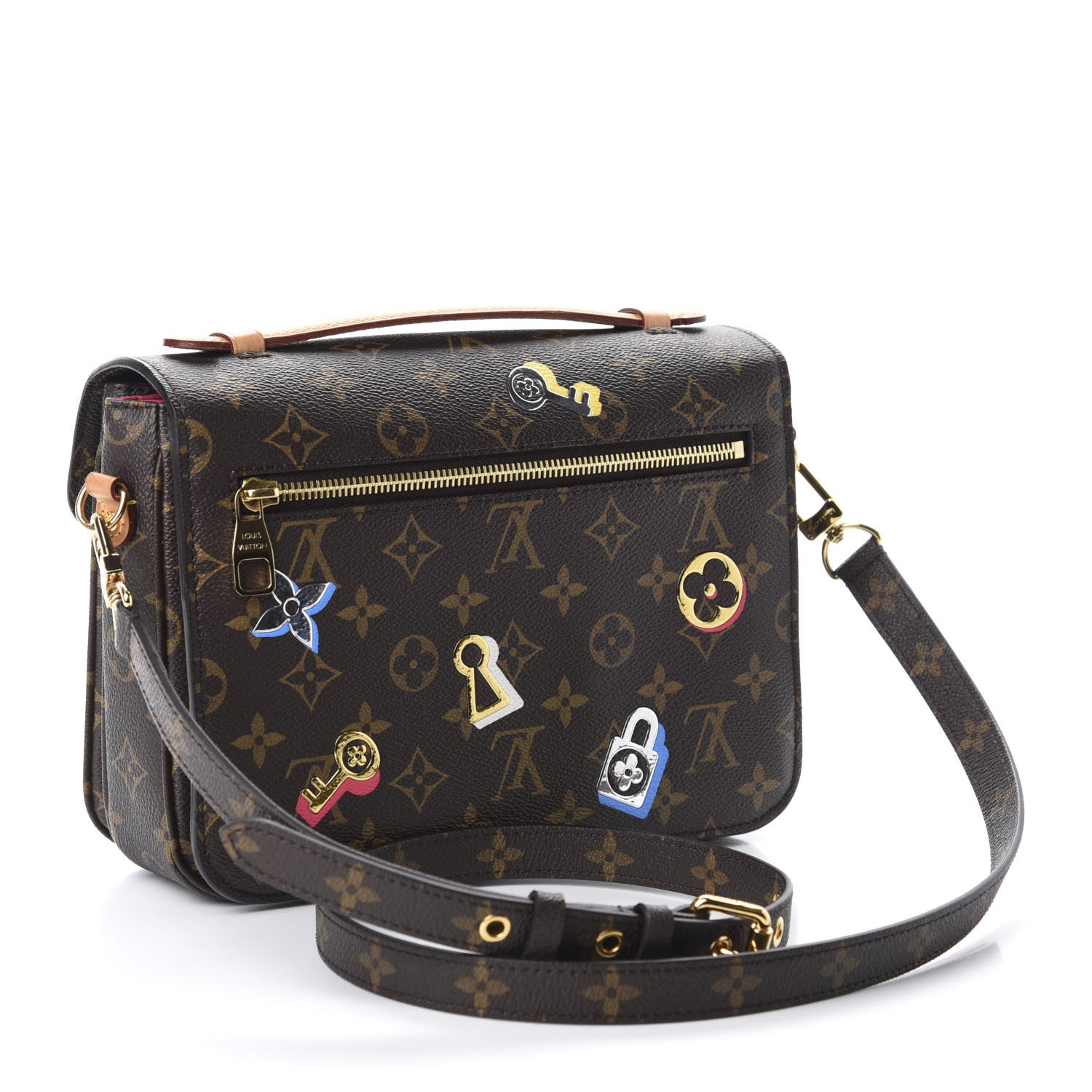 Louis Vuitton Monogram Love Lock Pochette Metis 3 of 10
