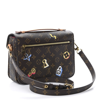 Louis Vuitton Monogram Love Lock Pochette Metis 3 of 10
