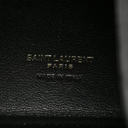 Saint Laurent Patent Pyramid Clutch Rouge 6 of 7