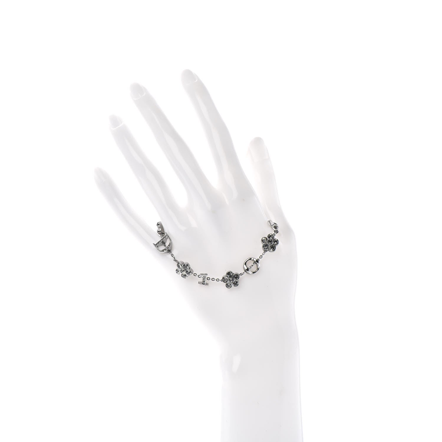 Christian Dior Logo Bracelet Silver 2 of 4