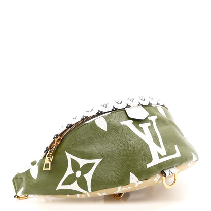 Louis Vuitton Monogram Giant Bumbag Kaki Beige 4 of 10