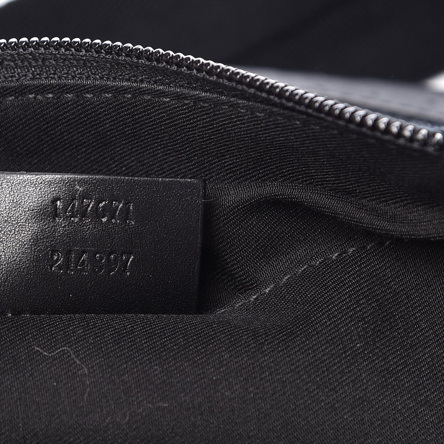 Gucci Monogram Small Perforated Messenger Black 7 of 11