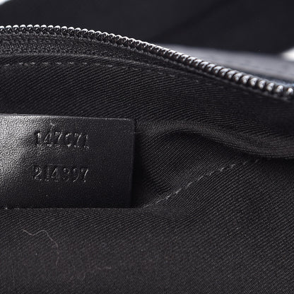 Gucci Monogram Small Perforated Messenger Black 7 of 11