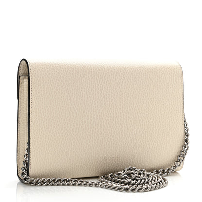 Gucci Dollar Calfskin Mini Dionysus Chain Wallet Mystic White 3 of 11