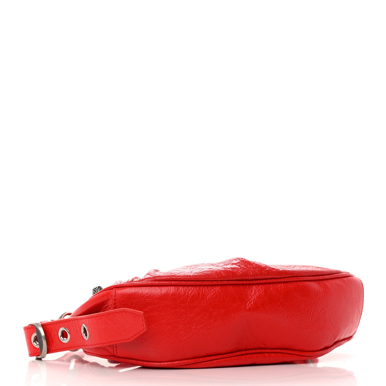 Balenciaga Agneau Arena Le Cagole Shoulder Bag XS Tomato Red 5 of 13