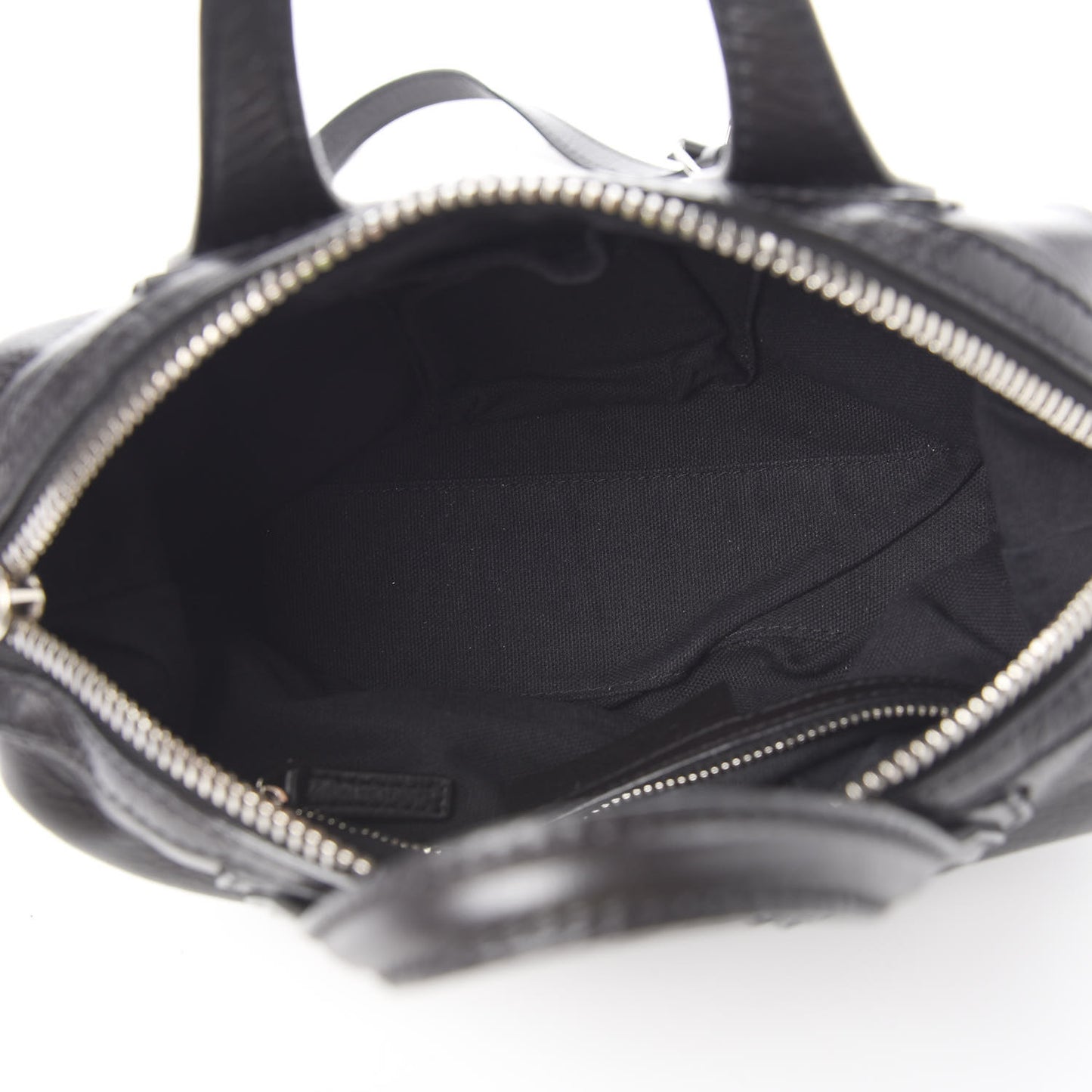 Waxed Calfskin Micro Nightingale Black